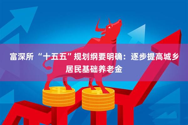 富深所 “十五五”规划纲要明确：逐步提高城乡居民基础养老金