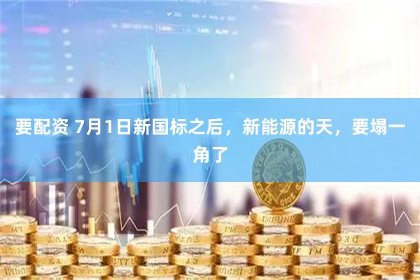 要配资 7月1日新国标之后,新能源的天,要塌一角了