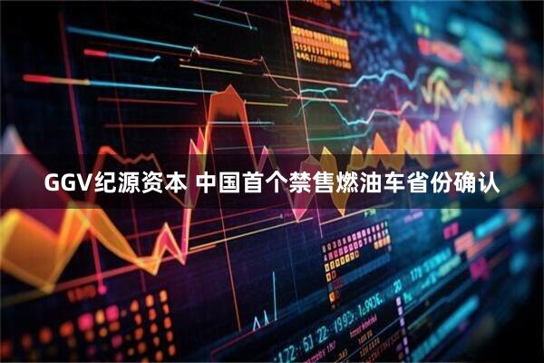 GGV纪源资本 中国首个禁售燃油车省份确认